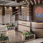 اصول چیدمان و طراحی دکوراسیون لابی فضای اداری