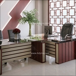 مبلمان اداری شیشه ای و ویژگیهای آن