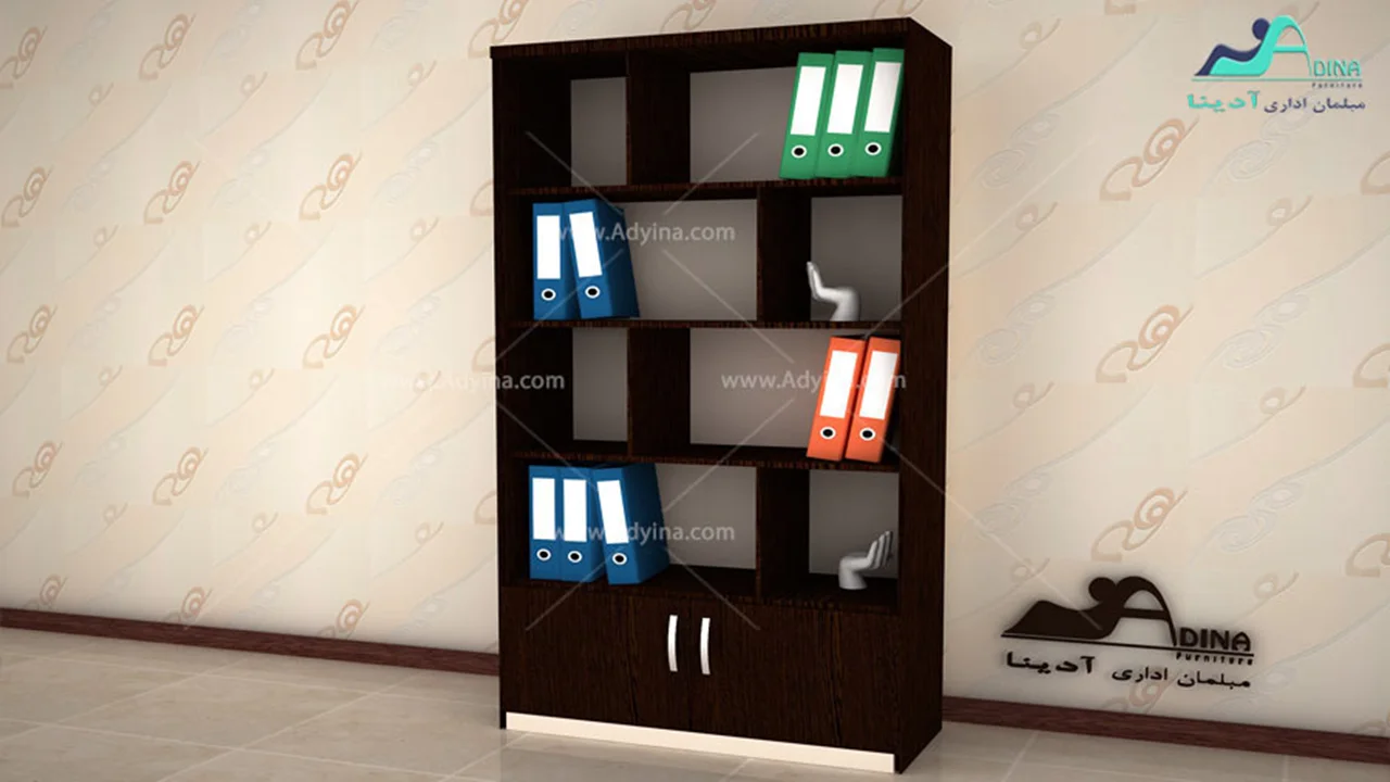کتابخانه اداری بلند مدل کا112