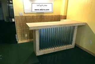 میز پذیرش مدرن مدل آبگینه