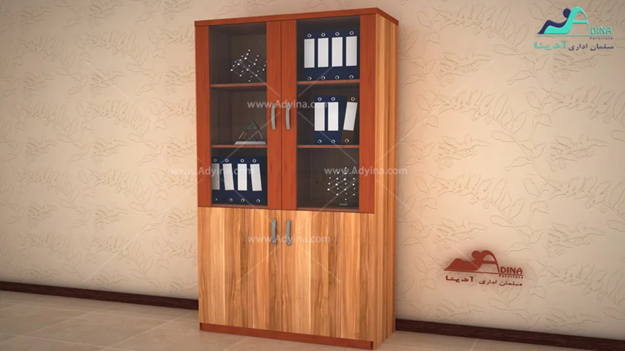 کتابخانه اداری بلند مدل کا117
