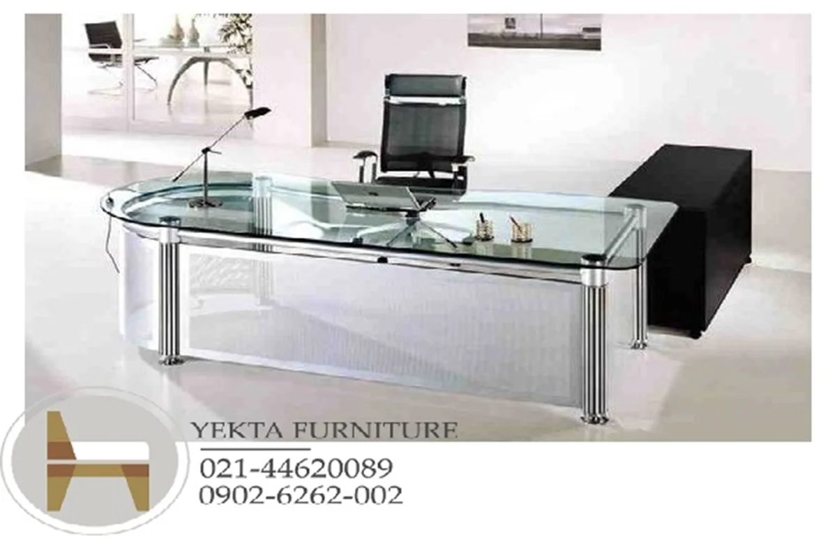 میز مدیریت شیشه ای مدل "GBM11"