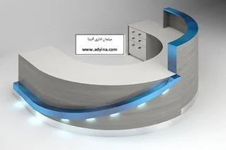 میز پذیرش مدرن مدل آروین