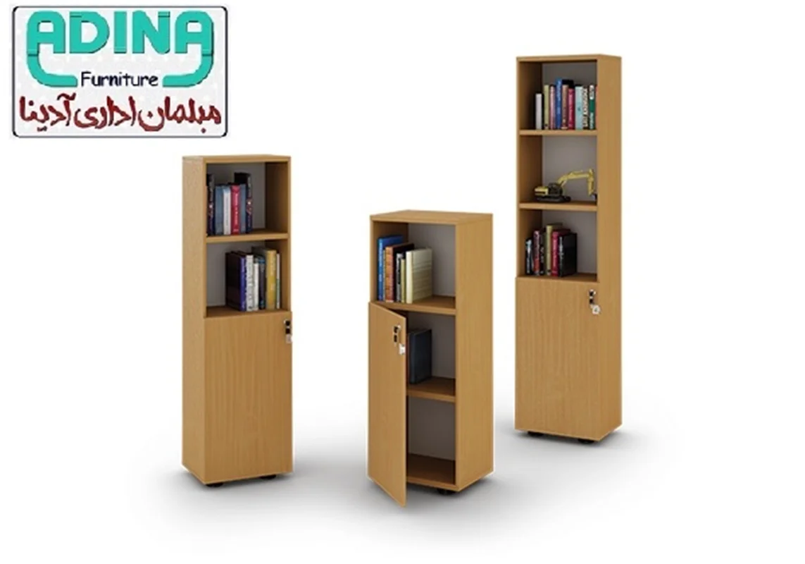 کتابخانه اداری بلند مدل شیوا